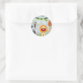 Sticker Rond Jungle (Sac)