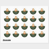 Sticker rond Jungle Lion Favoriser Classic (Feuille)