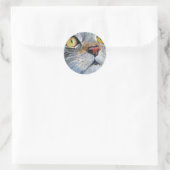 Sticker Rond Junior le chat (Sac)