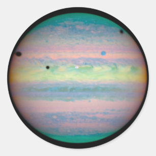 Sticker Rond Jupiter