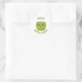 Sticker Rond Jus de pomme frais (Sac)