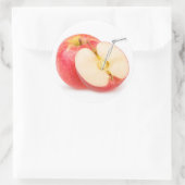 Sticker Rond Jus de pomme naturel (Sac)
