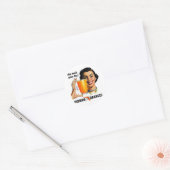 Sticker Rond Jus d'orange de Floride (Enveloppe)