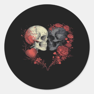 Sticker Rond Jusqu'à ce que la mort nous sépare – Histoire d'am