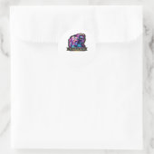 Sticker Rond Jusqu'à la mort Faites-nous partie Classique - Aut (Sac)