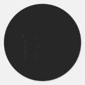 Sticker Rond Just Can't Get Enough (Devant)