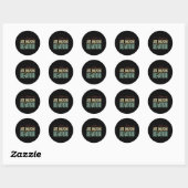Sticker Rond Juste Analyser Comportement Technicien Bcba Aba Be (Feuille)