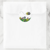 Sticker Rond Juste Bee (Sac)