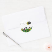 Sticker Rond Juste Bee (Enveloppe)
