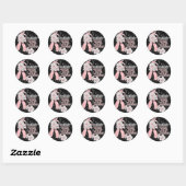 Sticker Rond Juste danser (Feuille)