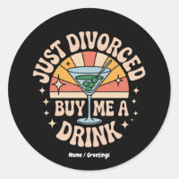 Juste Divorcé Achetez-Moi Un Verre Drôle Divorce P