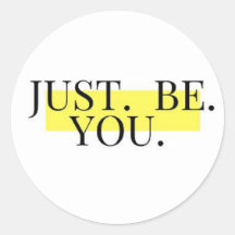 Juste être vous, typographie minimaliste motivante