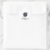 Sticker Rond Juste Eyeball It (Eye Anatomy Approximation Dit) (Sac)