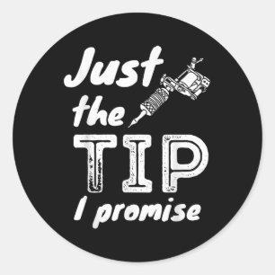 Sticker Rond Juste Le Conseil Que Je Promets - Drôle Artiste De