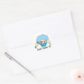 Sticker Rond Juste le tube (Enveloppe)