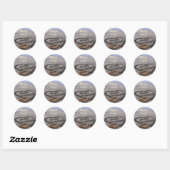 Sticker Rond Juste married (Feuille)