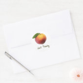 Sticker Rond Juste Peachy (Enveloppe)