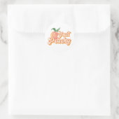 Sticker Rond Juste Peachy (Sac)
