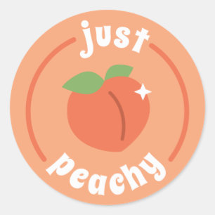 Sticker Rond Juste pêche