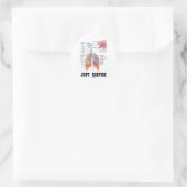 Sticker Rond Juste Respire (Sac)