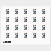 Sticker Rond Juste un chapitre de plus (Feuille)