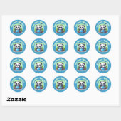 Sticker Rond Juste un épisode de plus (Feuille)