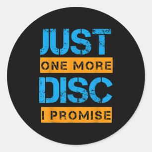 Sticker Rond Juste Un Jeu De Golf Disque De Disque Art Slogan Q