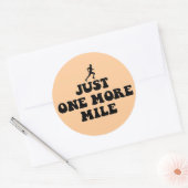 Sticker Rond Juste un kilomètre (Enveloppe)