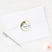 Sticker Rond Juste un peu SweetTreat Tropical Palm Mariage (Enveloppe)
