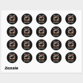 Sticker Rond Juste Un Qui Aime Dachshunds Dackel Teckel (Feuille)