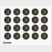 Sticker Rond Juste Un Qui Aime Les Raccoons Trash Panda (Feuille)