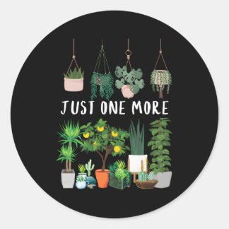 Sticker Rond Juste Une Maman Plante De Plus Fleur Intérieure Fl