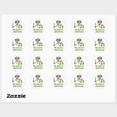 Sticker Rond Justice climatique (Feuille)