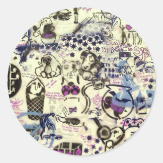 Sticker Rond Justice sociale