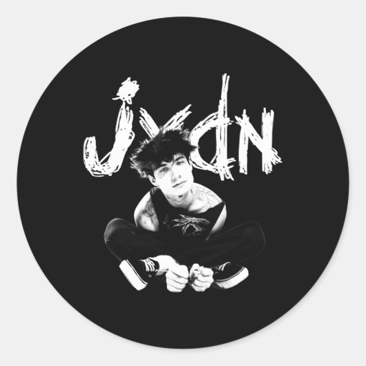 Sticker Rond Jxdn assis (Devant)