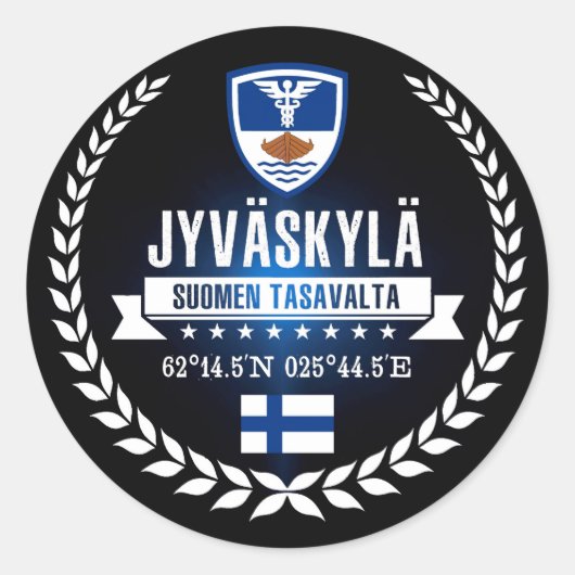 Sticker Rond Jyväskylä (Devant)