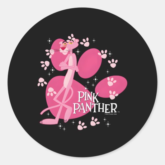 Sticker Rond K Panther Marche partout (Devant)