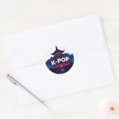 STICKER ROND K-POP (Enveloppe)