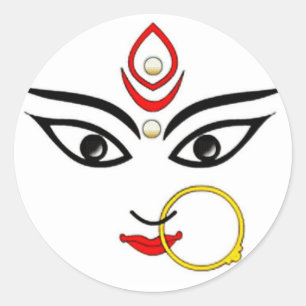 Sticker Rond kaali maa