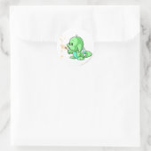 Sticker Rond Kacheek Green (Sac)