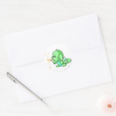 Sticker Rond Kacheek Green (Enveloppe)