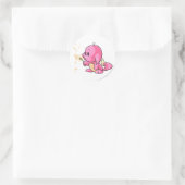 Sticker Rond Kacheek Pink (Sac)