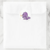 Sticker Rond Kacheek Purple (Sac)