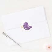 Sticker Rond Kacheek Purple (Enveloppe)