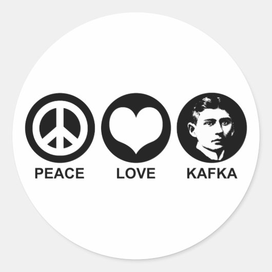 Sticker Rond Kafka (Devant)