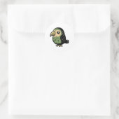 Sticker Rond Kakapo (Sac)