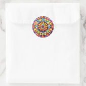 Sticker Rond Kaleidescope (Sac)