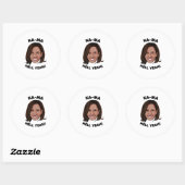 STICKER ROND KAMA-HELL YEAH KAMALA HARRIS 2020 (Feuille)