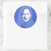 Sticker Rond Kamala Harris (Sac)