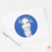 Sticker Rond Kamala Harris (Enveloppe)